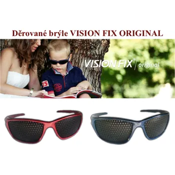 Brýle na čtení Děrované brýle bez dioptrií ORIGINAL barva: vínová