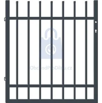 Branka jednokřídlá kovová, BARCELONA univerzální, 1000 x 1100 mm, s kováním, balení 1 ks