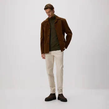 Reserved - Bavlněné kalhoty chino slim - tělová - 6002L-02X - 6002L-02X-34