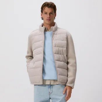 Dámský kabát Reserved - Bunda se stojáčkem - béžová - 367EF-80X - 367EF-80X-S