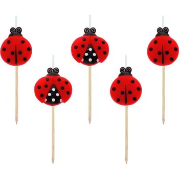 Dortová svíčka Godan svíčky berušky 5 ks