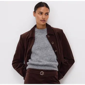 Dámský svetr Reserved - Svetr s&nbsp;příměsí vlny - světle šedá - 061HV-09M - 061HV-09M-L