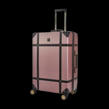 Plastový kufr ROCK Vintage L - růžová