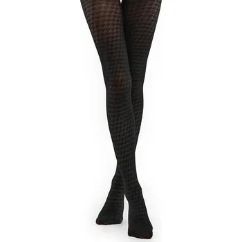 Dámské oblečení GATE Vzorované silonkové punčochy 40 DEN S/M 624-1027/89