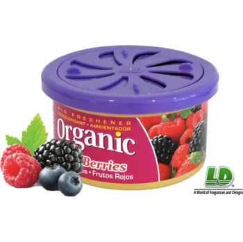 Vůně do auta LD-AROMATIC ORGANIC přírodní vůně v plechovce LESNÍ PLODY