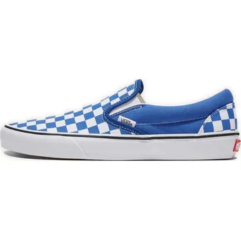 Dámská obuv tenisky VANS Classic Slip-On CHECKERBOARD TRUE BLUE - 40,5
