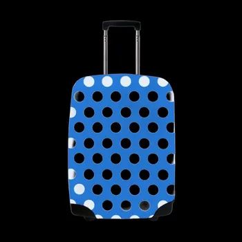 Obal na kufr CASEMATES Polkadot M - modrá