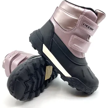 Dívčí bačkory Dívčí zimní boty Geox Trekkyup B ABX Rose 25, Vnitřní délka boty: 16,0 cm