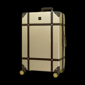 Plastový kufr ROCK Vintage L - hnědá