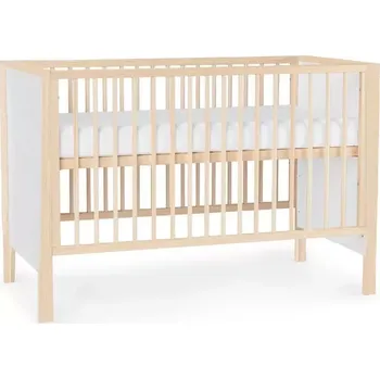 Dětská postýlka NANNA Postýlka Emma 120 x 60 cm White/Natural