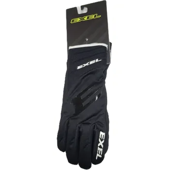 Rukavice EXEL THERMO+ Glove, černá/šedá/bílá, teplé rukavice na běžky Velikost rukavic: 9