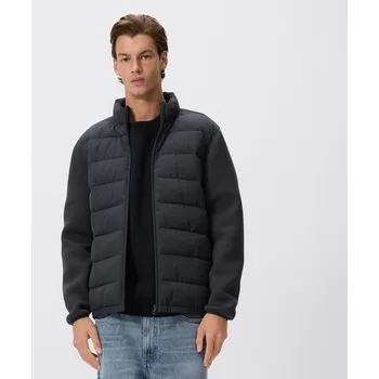 Reserved - Bunda se stojáčkem - ocelově modrá - 367EF-95X - 367EF-95X-XXL