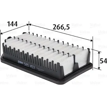 Vzduchový filtr Vzduchový filtr VALEO 585453
