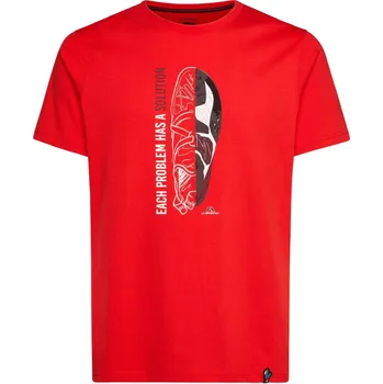 Pánské tričko Pánské triko La Sportiva Solution T-Shirt M Velikost: XL / Barva: červená