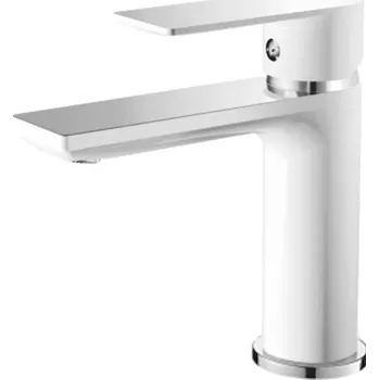 Vodovodní baterie Umyvadlová baterie MIXXUS PREMIUM ALEX 001 WHITE-CHROME, bílý-chrom | ALEX 001 WHITE-CHROME Procraft