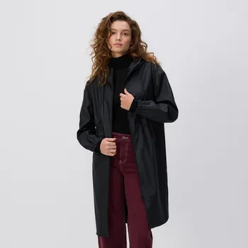 Dámský kabát Reserved - Bunda s kapucí - černý - SM675-99X - SM675-99X-S