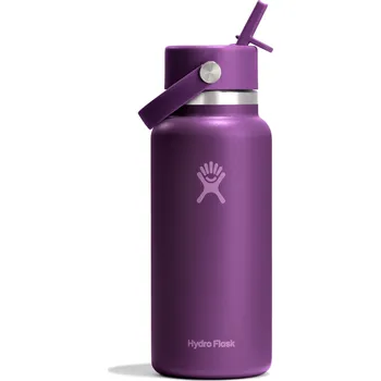 Termoska Termolahev Hydro Flask Wide Flex Straw Cap 32 oz Barva: tmavě fialová