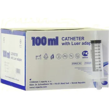 Injekční stříkačka Inj.střík.100ml Chirana Luer vyplach.3-dílná