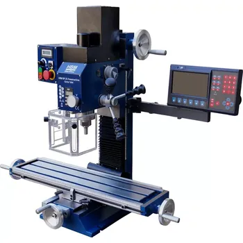 Frézka HBM BF 30 - frézka na kov, vario otáčky, velký stůl, 3-osé DRO, kužel ISO 30, 230 kg (HBM Machines)