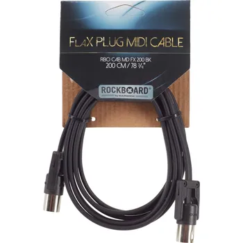 Rockboard FlaX Plug MIDI Cable 200 cm + prodloužená záruka 3 roky