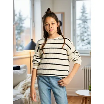 Dívčí svetr Sinsay - Pruhovaný svetr s proužky - vícebarevná - 927ET-MLC - 927ET-MLC-140