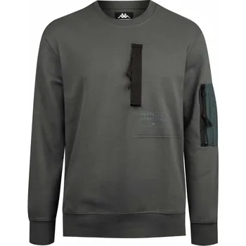 Pánská mikina Kappa GONATHOS mikina zelenošedá M