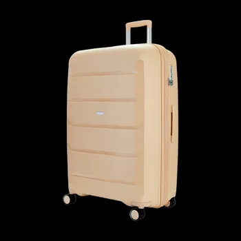 Plastový kufr ROCK Tulum L - béžová