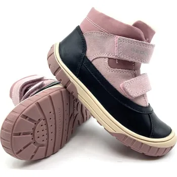 Dívčí zimní obuv Zimní boty Geox B Omar Girl WPF Black/ Rose 25, Vnitřní délka boty: 16,0 cm