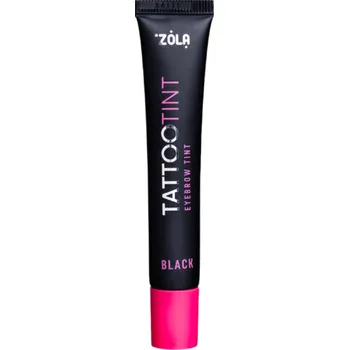 Barva na řasy a obočí ZOLA TATTOO TINT barva na obočí 15 ml Barva: Black