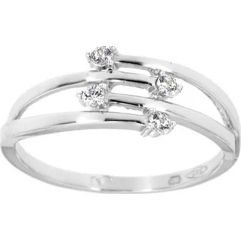 Prsten Zlatnictví U Kostela Dámský prsten se zirkony 1284b 52 4632-24724700