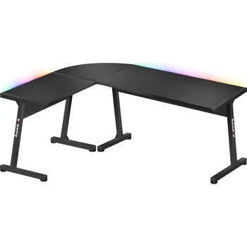 Obývací stěna Huzaro Hyperion 6.0 (černá + vícebarevná) (s LED osvětlením)