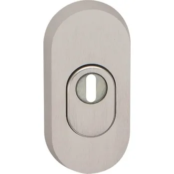 Dveřní kování COBRA BEZ.ROZETA TOWER S PŘEKRYTÍM Povrch: F1 - stříbrný elox