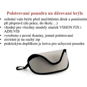 Brýle na čtení Polstrované pouzdro na brýle