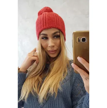 Čepice Fleecová čepice Idalia K284 červená UNI