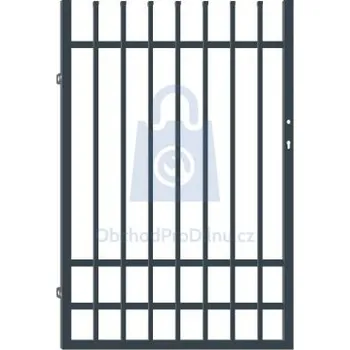 branka Branka jednokřídlá kovová, NICE 1000 x 1500 mm, pravá, balení 1 ks