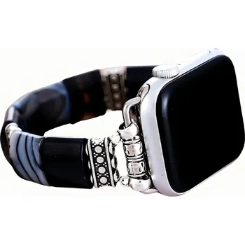 Flor de Cristal Řemínek na Apple Watch Achát (35-45 mm) Velikost: velká ( 16,5 cm - 17,8 cm)