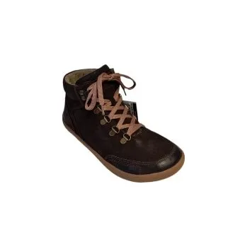 Dámská zimní obuv beBare Berlin dark brown nubuck kotníkové Velikost: 44