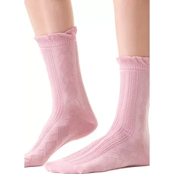 Pánské ponožky DÁMSKÉ PONOŽKY COMET LINE 3D 066 Růžová 38-40