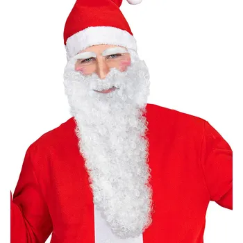 Karnevalový doplněk Dlouhé vousy na gumičku bílé