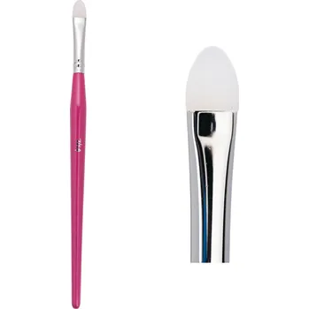 Kosmetický štětec ZOLA silikonový oválný štětec č. 20 pro barvení a laminaci obočí a řas
