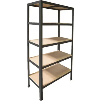 regál meets-ecommerce UG Kovový regál 230x120x50, 5-7 polic barva: antracitová, počet polic: 5 polic