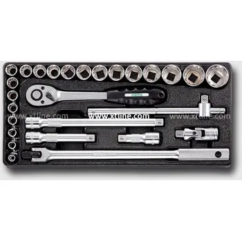 Sada nářadí XT LINE HONITON Sada šestihranných hlavic 1/2", 27 dílů