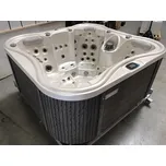 Vířivka Nemo pro 4 osoby světle šedá 210x197x91 cm - 8100