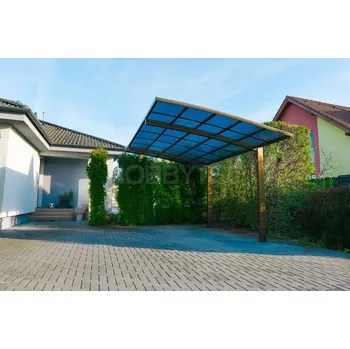 Přístřešek na auto SankyoAlumi PJR Hliníkový přístřešek pro auto 220x180x220 cm Šedá