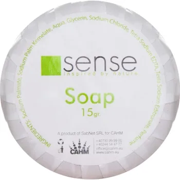 Mýdlo SENSE Mýdlo 15g SENSE, White ploché