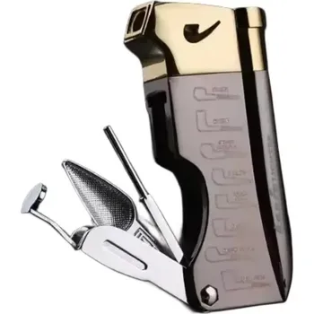 Zapalovač Gaira® Dýmkový zapalovač 8804, Barva šedá