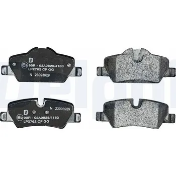 Brzdová destička Sada brzdových destiček, kotoučová brzda DELPHI LP2762