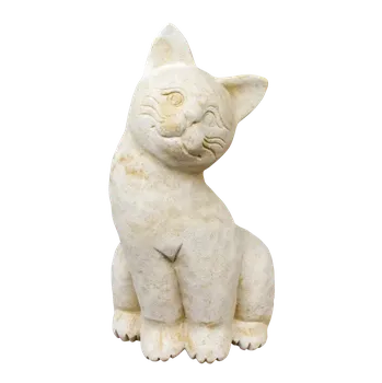 Zahradní dekorace Roztomilá socha kočičky z umělého pískovce