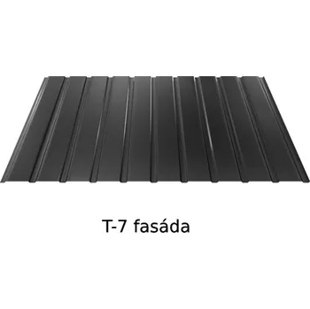 Střešní krytina Blachotrapéz T7 1250 Barva: Aluzinek, Povrchová úprava: Aluzinek, Tloušťka (mm): 0.5