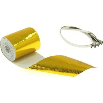 Lepicí páska Termo páska TurboWorks 5m Zlatá + upevňovací spony